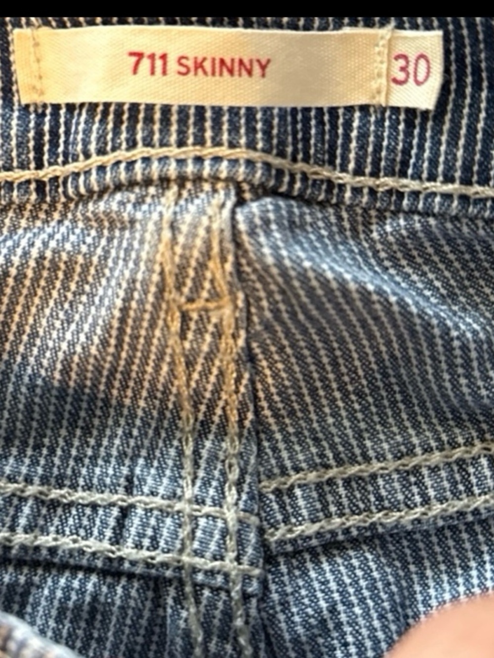 Levi's Blue Corduroy Skinny Jeans - Women's - Picture 4 of 4
